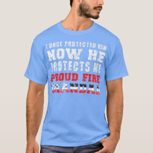 Mens Proud Fire Grandad eines Feuerwehrmanns T-Shirt