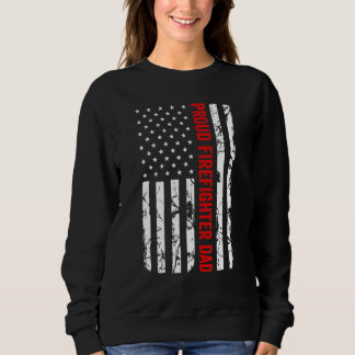 Mens Proud Firefighter Vater Feuerwehr Tr Sweatshirt
