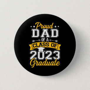 Mens Proud-Vater einer Klasse von 2023 Hochschulab Button