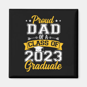 Mens Proud-Vater einer Klasse von 2023 Hochschulab Magnet