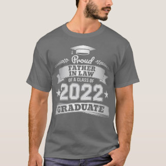 Mens Proud Vater im Gesetz einer Klasse von 2022 G T-Shirt