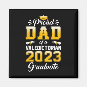 Mens Proud Vater von 2023 Valedictorian Niedlich C Magnet