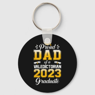 Mens Proud Vater von 2023 Valedictorian Niedlich C Schlüsselanhänger