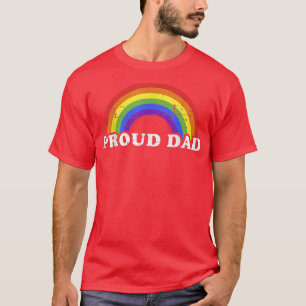 Mens Proud Vater von schwulen oder lesbischen Sohn T-Shirt