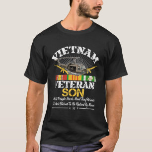 Mens Proud Vietnam Veteran Militär Vietnam Veteran T-Shirt