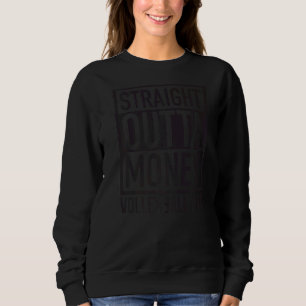 Mens Proud Volleyball Vater Direkt Money Outta Sweatshirt