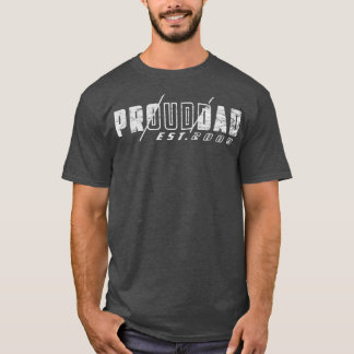 Mens Prouddad 2009 Proud Vater seit 2009 Vater' T-Shirt