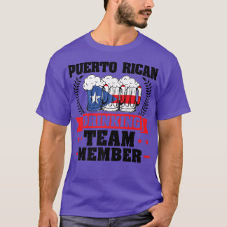 Mens Puerto ricanisches Bier-Team T-Shirt