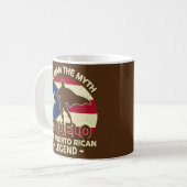 Mens Puerto Rico Abuelo Der Mensch Mythos Puerto R Kaffeetasse (Vorderseite Links)