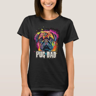 Mens Pug Dad Dog T-Shirt