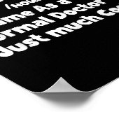 Mens Pulmonologe Definition Operation Doktor Pulmo Poster (Ecke)