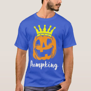 Mens Pump-King Lazy Halloween Kostüm Pumpkin Jack T-Shirt