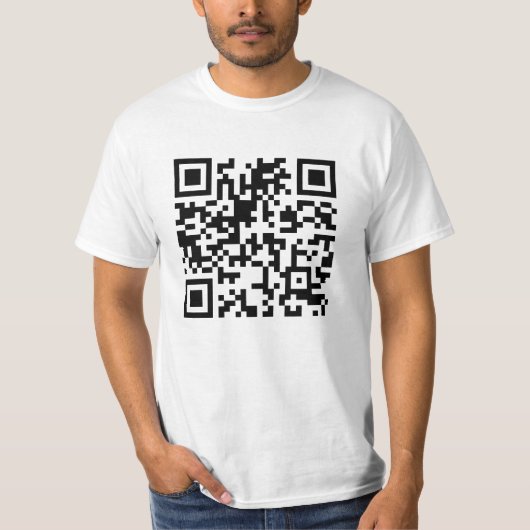 Mens Qr-Code-T - Shirt (Vorderseite)