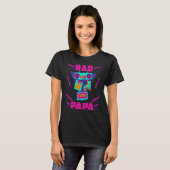 Mens Rad Papa 90s Aesthetic Nostalgia 1990's Retro T-Shirt (Vorne ganz)