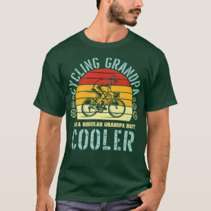 Mens Radfahren Großvater Tag wie regelmäßiger Groß T-Shirt