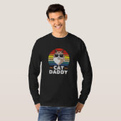 Mens Ragdoll Cat Daddy Cat Vater T-Shirt (Vorne ganz)