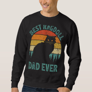 Mens Ragdoll Vintag Bester Ragdoll Vater je Vater Sweatshirt