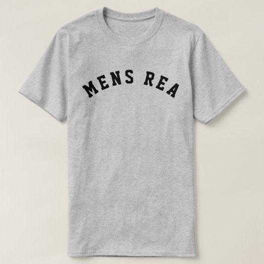 Mens Rea T-Shirt (Design vorne)