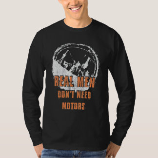 Mens Real Men brauchen keinen Motorradfahrer T-Shirt