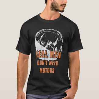 Mens Real Men brauchen keinen Motorradfahrer T-Shirt