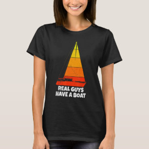 Mens Real Typ Reitboot Kapitän Skipper Boater T-Shirt