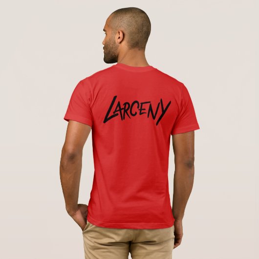 Mens Red Logo Shirt (Schwarz voll)