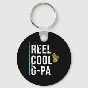 Mens Reel Cool G-PA Fishing Shirt Funny Opa Frisch Schlüsselanhänger