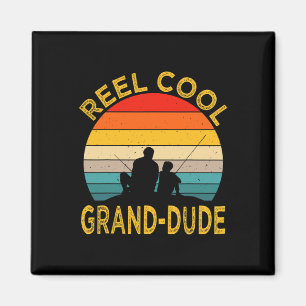 Mens Reel Cool Grand Typ Angeln Daddy Vintag Re Magnet