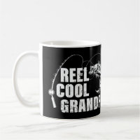 Mens Reel Cool Grandpa Design mit Fisch und Fishin