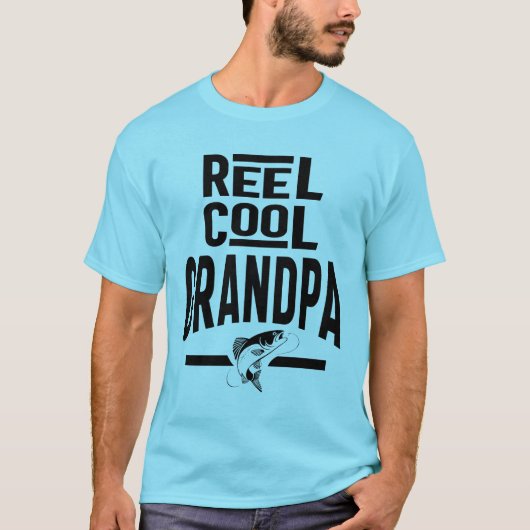 Mens Reel Cool Opa Geschenke T-Shirt (Vorderseite)