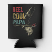 Mens Reel Cool Papa Fish Shirt Vater's Da Dosenkühler (Vorderseite)