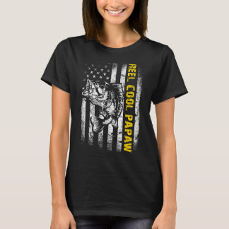 Mens Reel Cool Papaw Fischen Vintag_1 T-Shirt