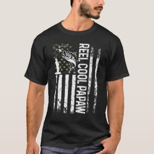 Mens Reel Cool Papaw für Daddy Fisherman B Day Fet T-Shirt