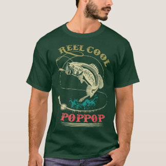 Mens Reel Cool PopPop Fishing Funny Fisherman Fa T-Shirt