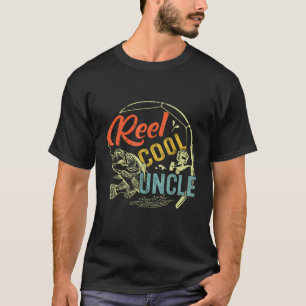 Mens Reel Cool Uncle Shirt Funny Valentine Fathers