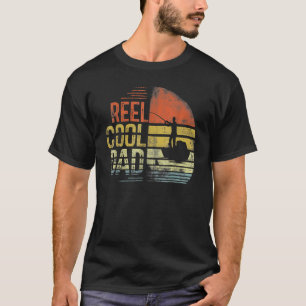 Mens Reel Cool Vater Fisherman Daddy Vatertag Fis T-Shirt