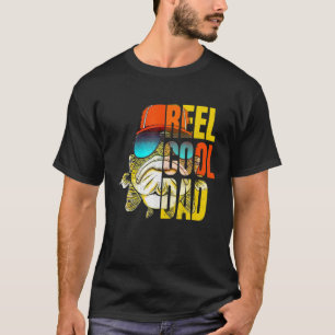 Mens Reel Cool Vater Funny Fishing Daddy Fisherman T-Shirt