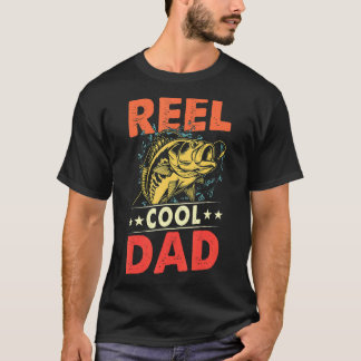 Mens Reel Cooler Vater Angeln Daddy Vathers Day 20 T-Shirt