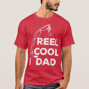 Mens Reel Cooler Vater Angeln Papa Vatertag T-Shirt