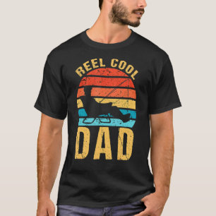 Mens Reel Cooler Vater Fischen Vatertag T-Shirt