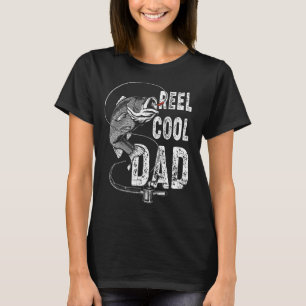 Mens Reel Cooler Vater Fischen Vatertag T-Shirt