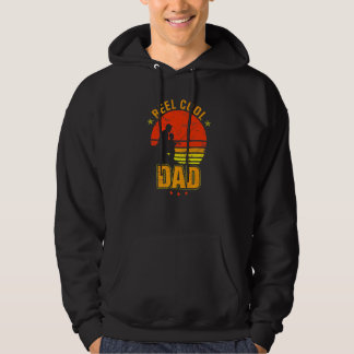 Mens Reel Cooler Vater Retro Fischen Daddy Vathday Hoodie