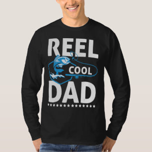 Mens Reel Cooler Vater Vatertag Vater Fischerei Fi T-Shirt