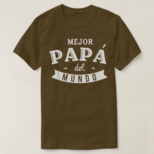 Mens Regalo Para Papa El Mejor Papa del Mundo  T-Shirt (Design vorne)