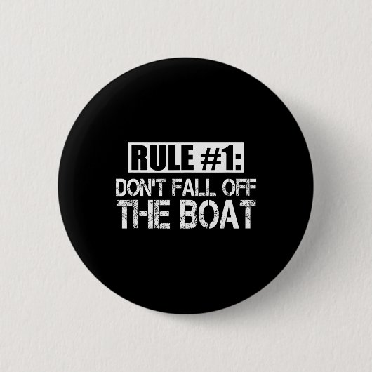 Mens Regel 1 fällt nicht vom Bootsspass-Kreuzfahrt Button (Vorderseite)