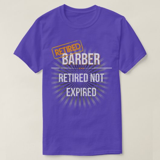 Mens Remüde Barber Rentirement Geschenk für Barber T-Shirt (Design vorne)