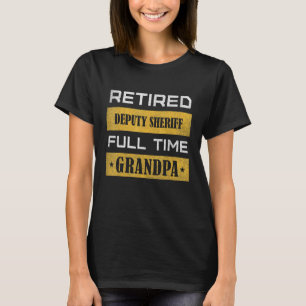 Mens Remüff Sheriff Full Time Opa T-Shirt