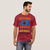 Mens Remühellight Ham Radio Operator T-Shirt (Vorne ganz)