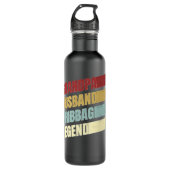 Mens Rero Cribbage Board Game Grandpa Husband Crib Edelstahlflasche (Vorderseite)