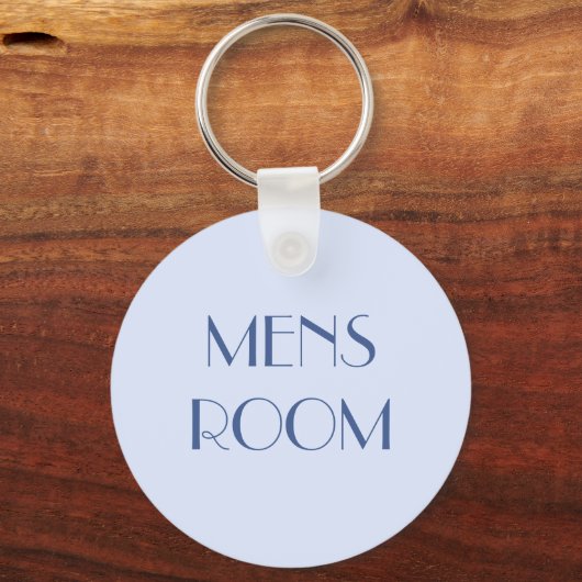 Mens restroom keyring schlüsselanhänger (Vorderseite)